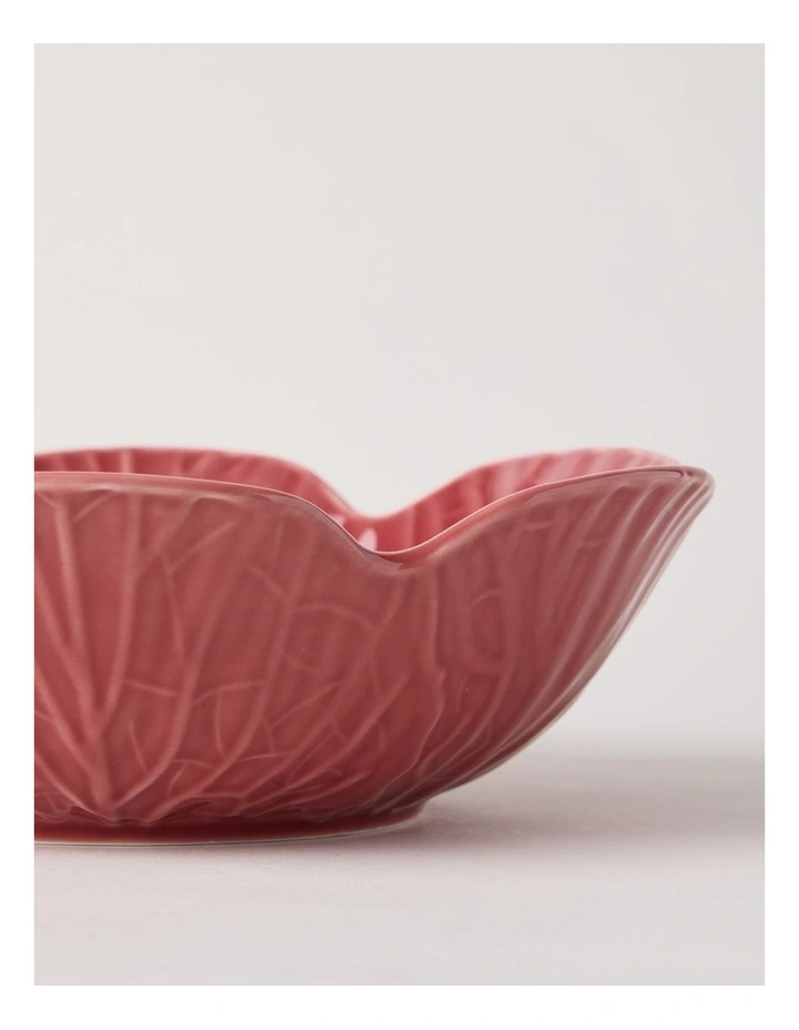 Cabbage Serving Bowl 27.2cm in Red image 3