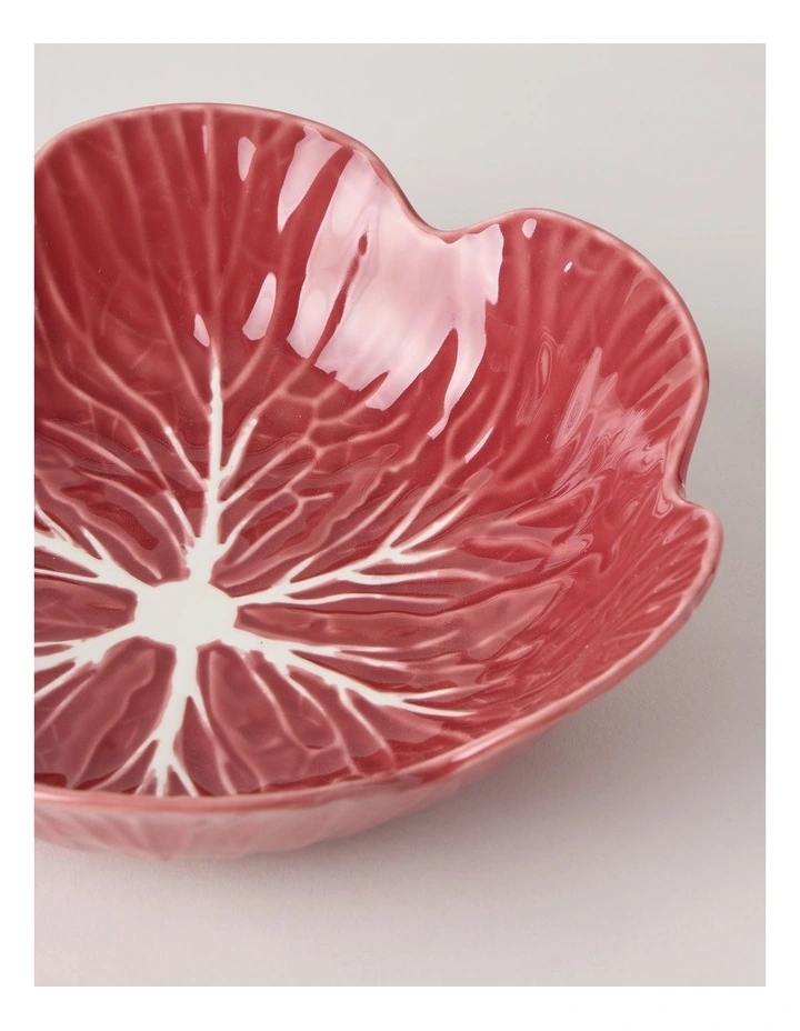 Cabbage Serving Bowl 27.2cm in Red image 4