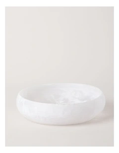 Pastel Brights Round Deep Salad Bowl 29cm in White