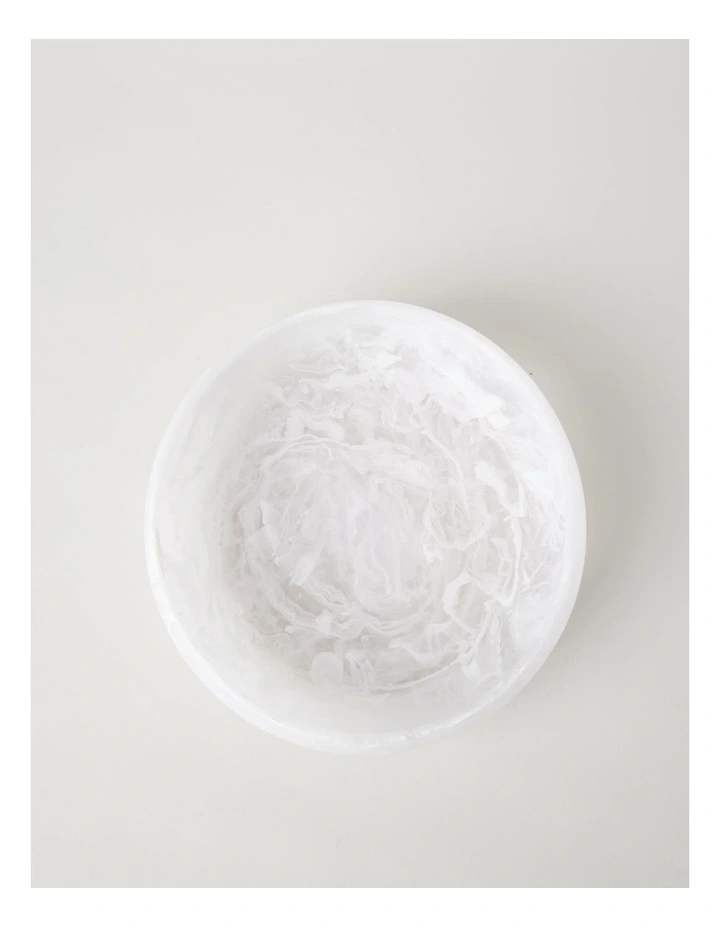 Pastel Brights Round Deep Salad Bowl 29cm in White image 3
