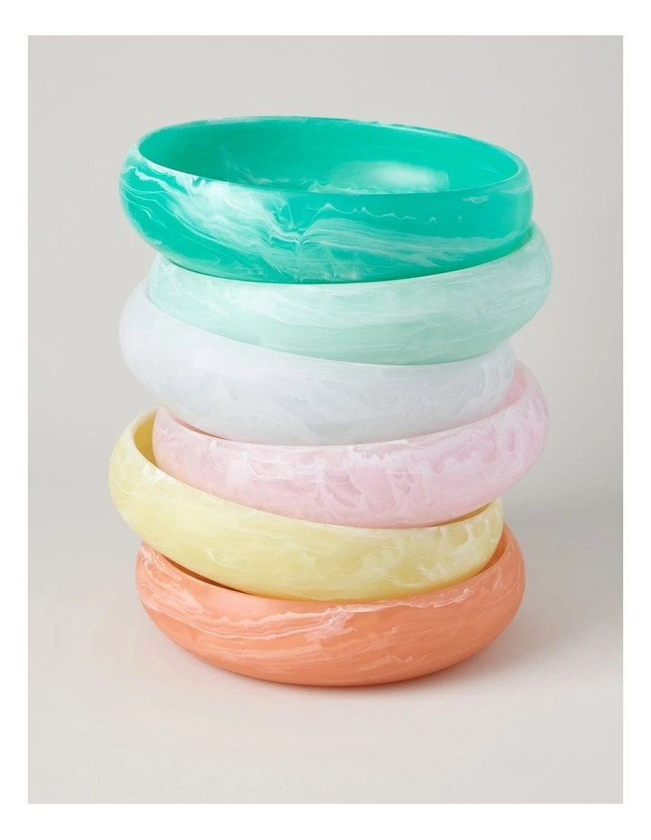 Pastel Brights Round Deep Salad Bowl 29cm in Pink image 6