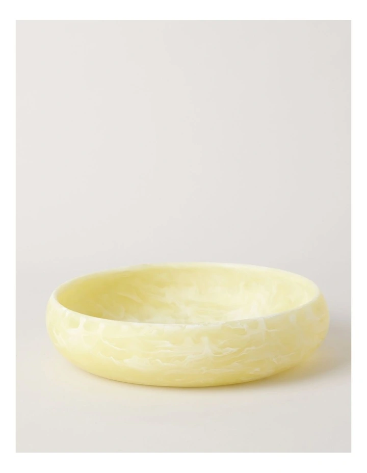 Pastel Brights Round Deep Salad Bowl 29cm in Yellow image 1