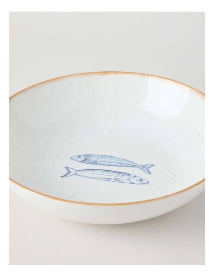 Pisces Serve Bowl in White image 2