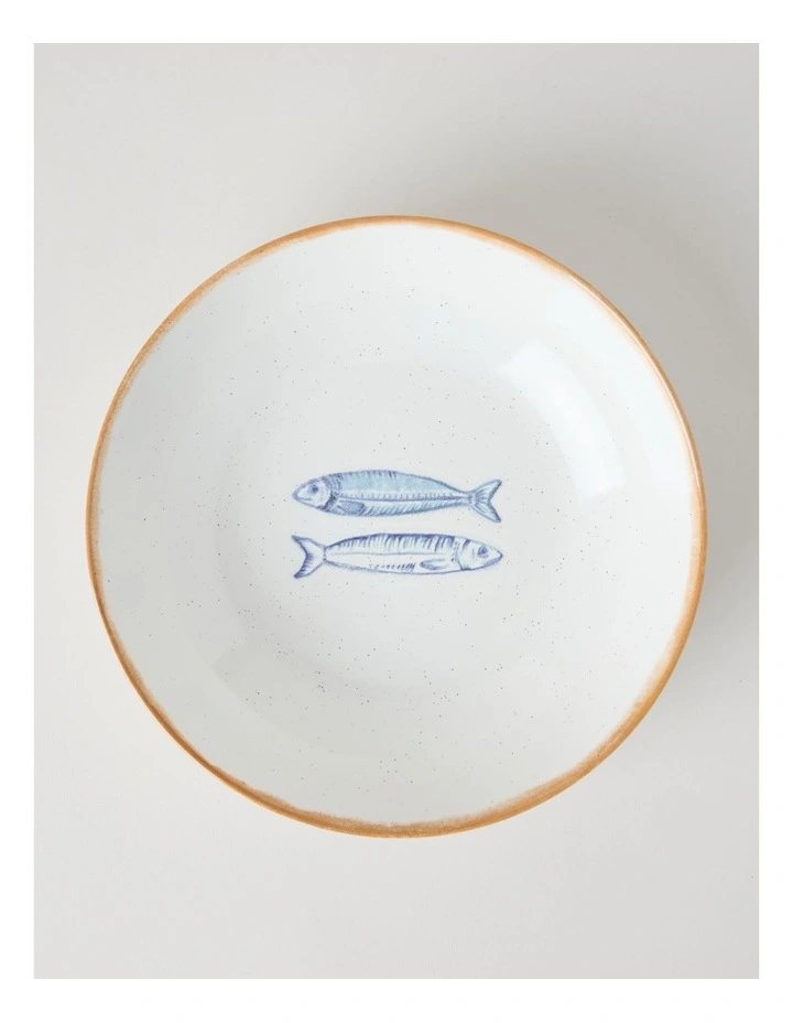 Pisces Serve Bowl in White image 4