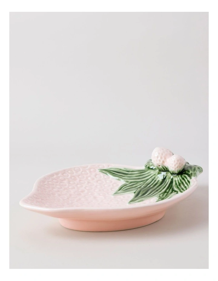 Strawberry Serving Platter in Pink image 2