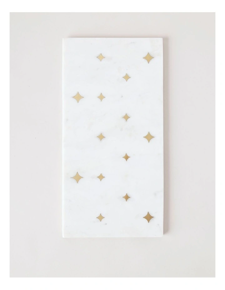 Wonderland Rectangular Serving Board in Marble image 1