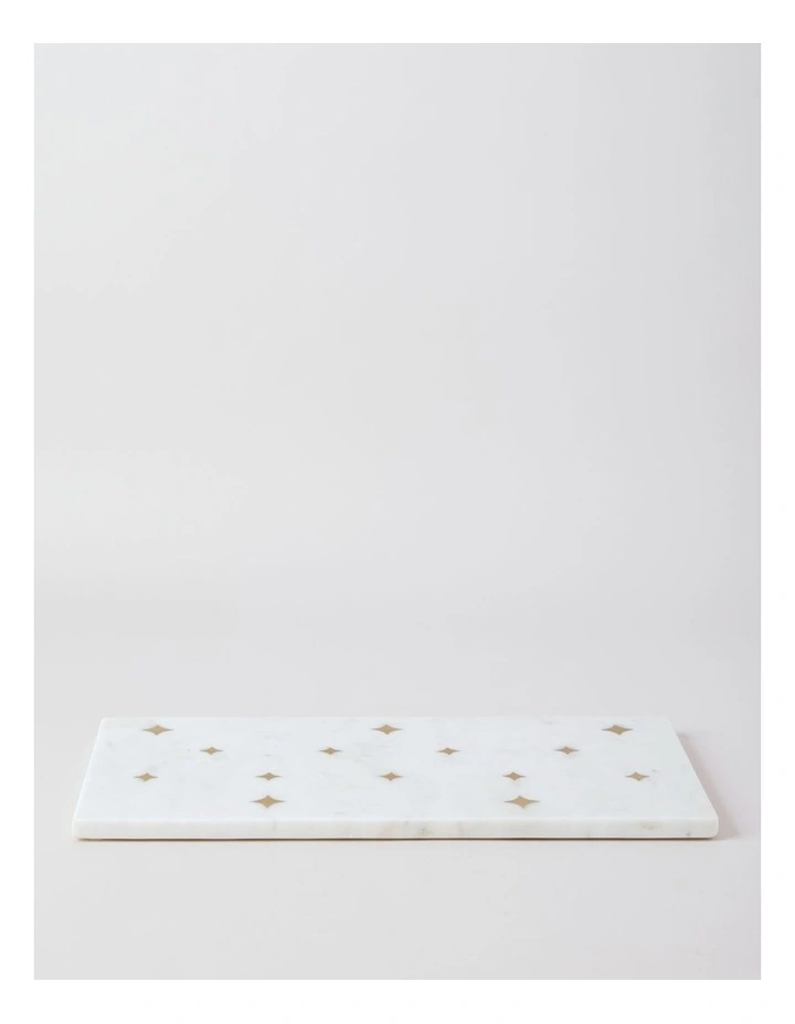 Wonderland Rectangular Serving Board in Marble image 2