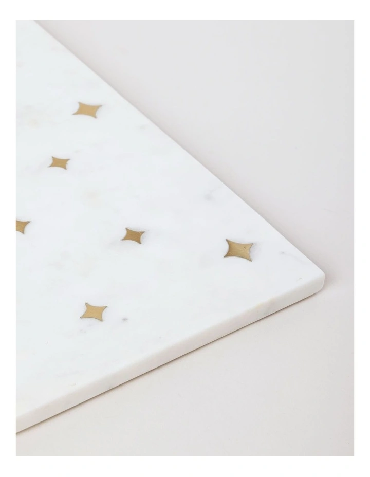 Wonderland Rectangular Serving Board in Marble image 3