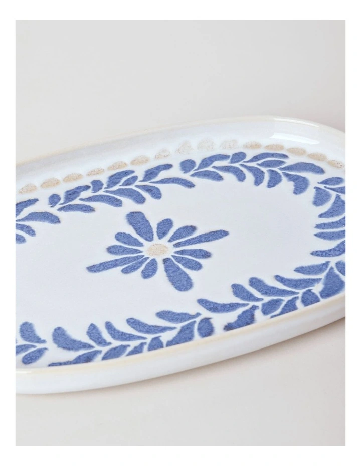Porto Platter in Blue image 3