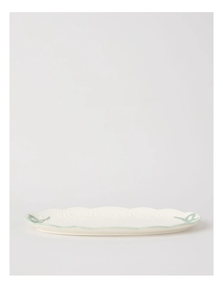Bow Oval Platter Green image 3
