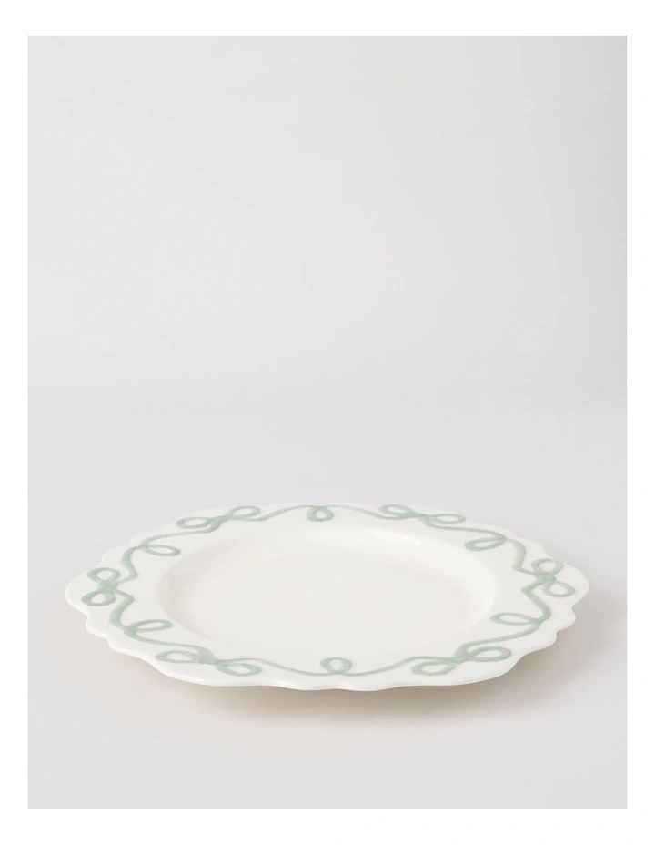 Bow Round Platter Green image 2