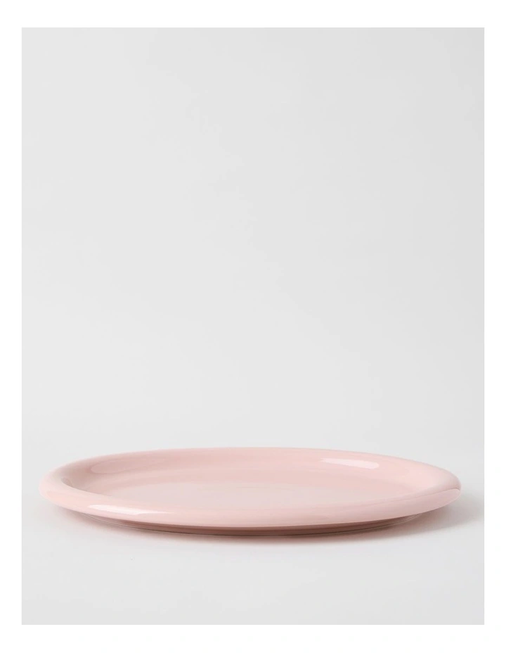 Bubble Oval Platter in Bubblegum image 2