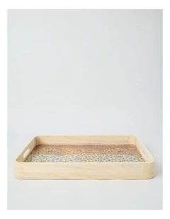Artists of Ampilatwatja x Art Series My Country Rectangle Sercing Tray by Latoya Ngwarraye Petrick