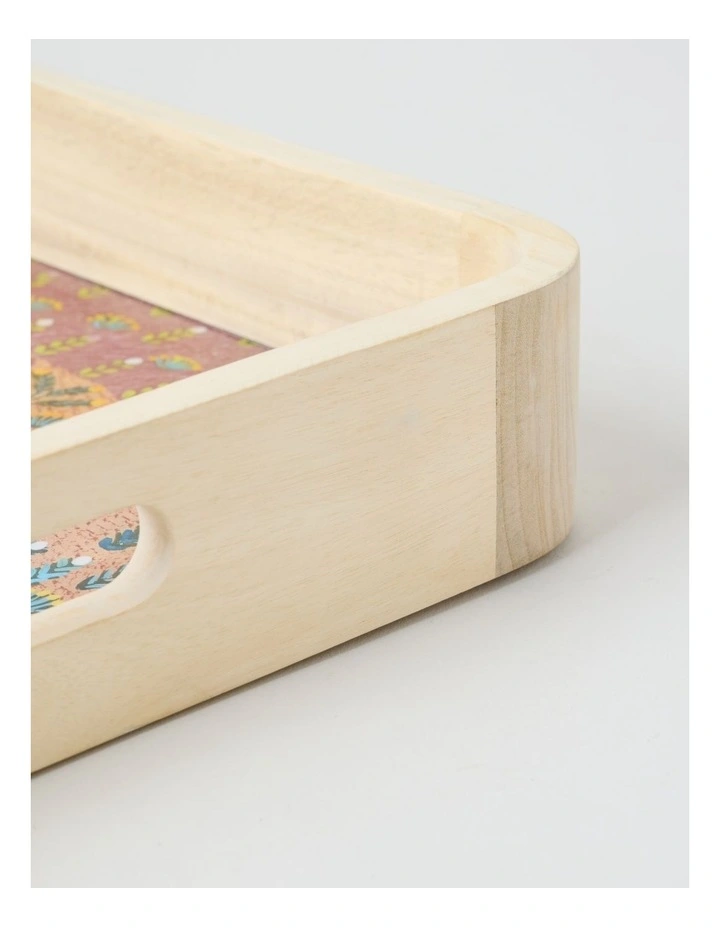 Artists of Ampilatwatja x Art Series My Country Rectangle Sercing Tray by Latoya Ngwarraye Petrick image 4