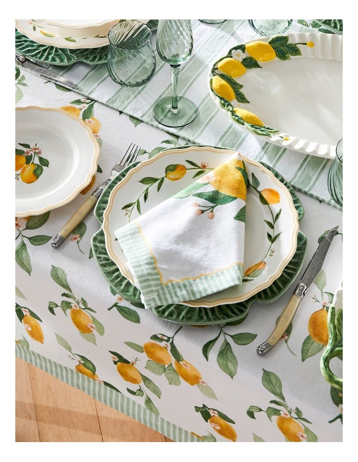 Ribbed Lemons Trio Leaf Dish 34cm image 2