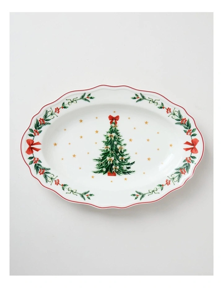 Heirloom Scalloped Oval Platter 35cm image 2