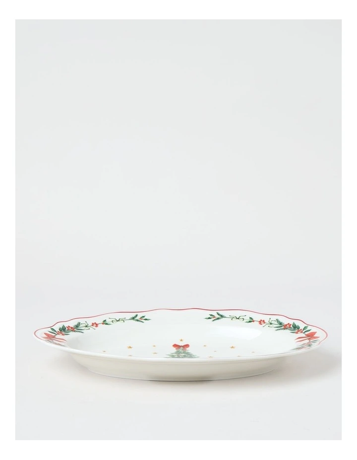 Heirloom Scalloped Oval Platter 35cm image 3