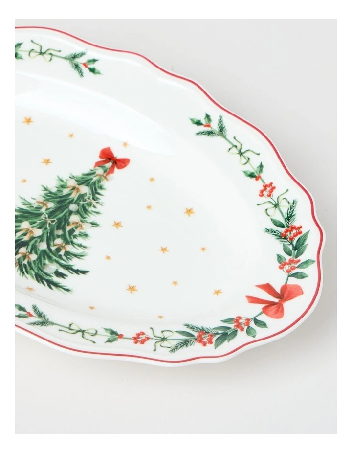 Heirloom Scalloped Oval Platter 35cm image 4