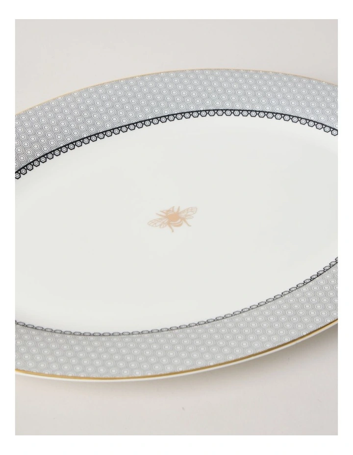 Honey Bee Oval Platter 35.7cm image 3