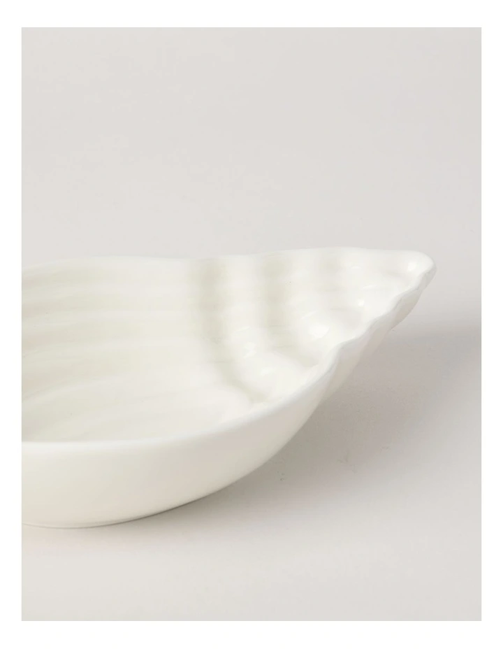 Nautilus Serving Dish 24cm in White image 4