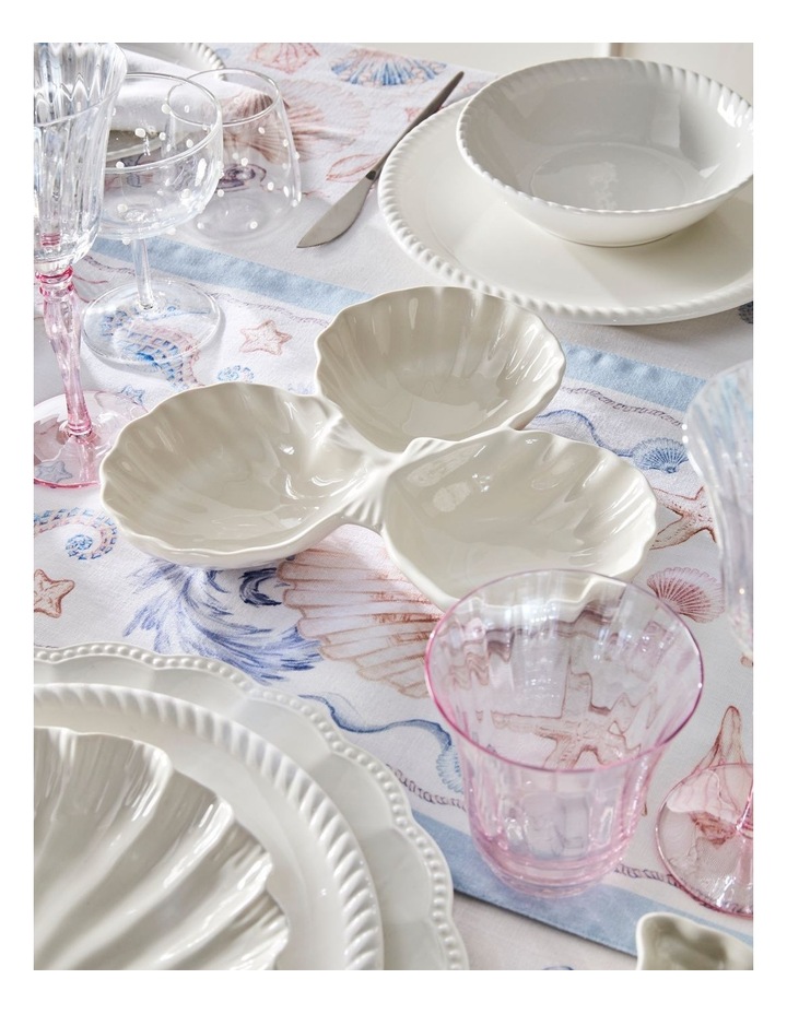 Nautilus Trio Shell Dish 24.8cm in White image 2