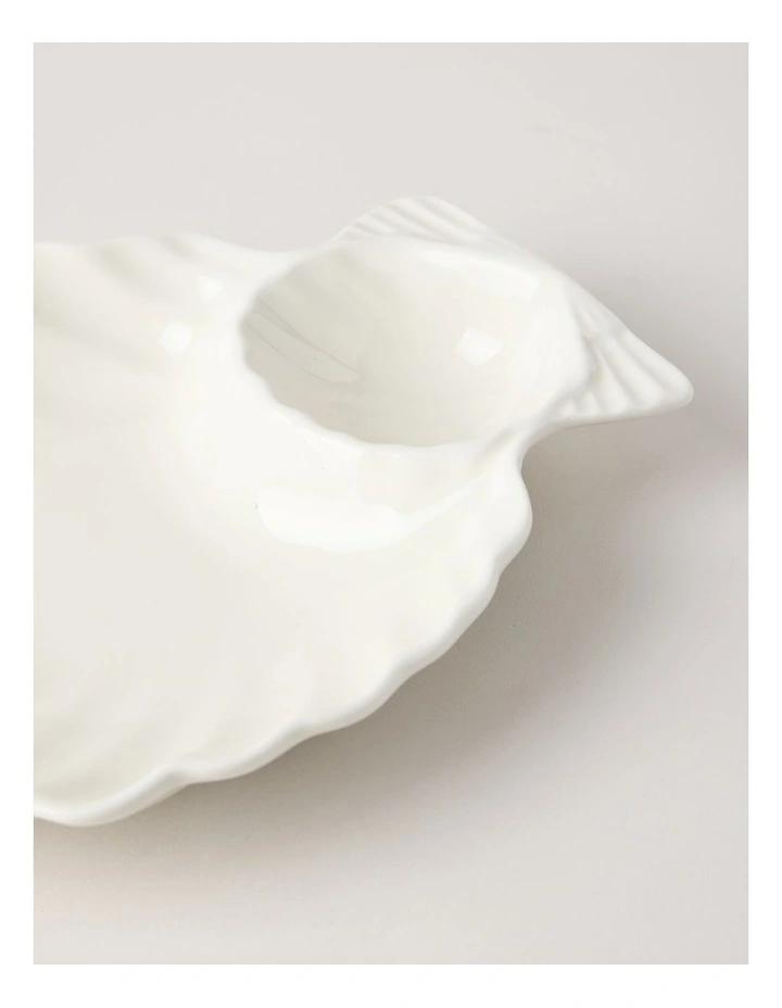 Nautilus Serving Platters 28.5cm in White image 3