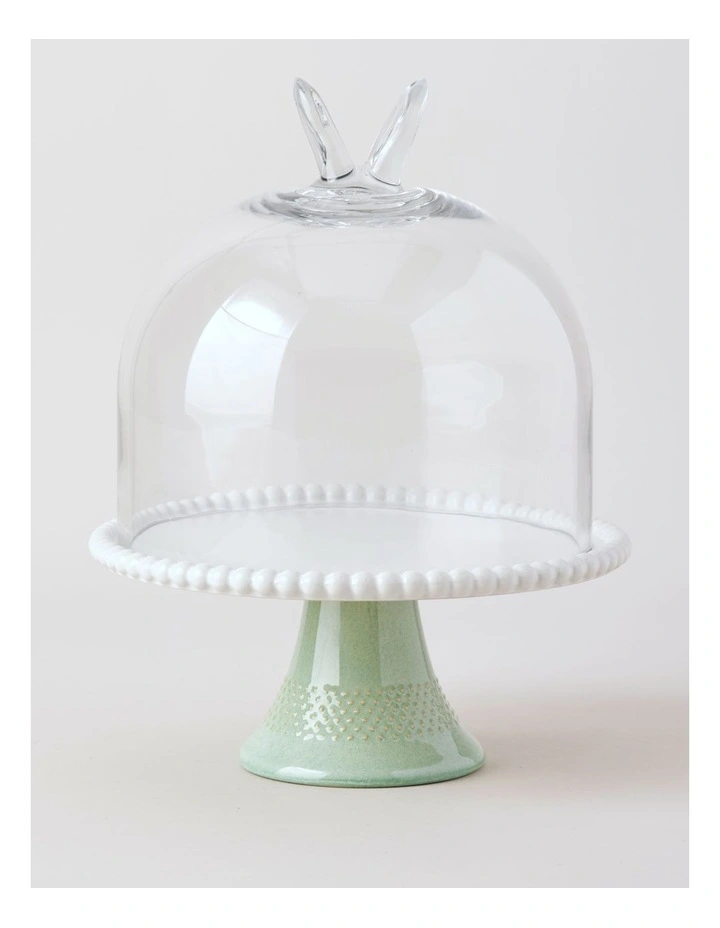Garden Party Cake Dome in Green image 1