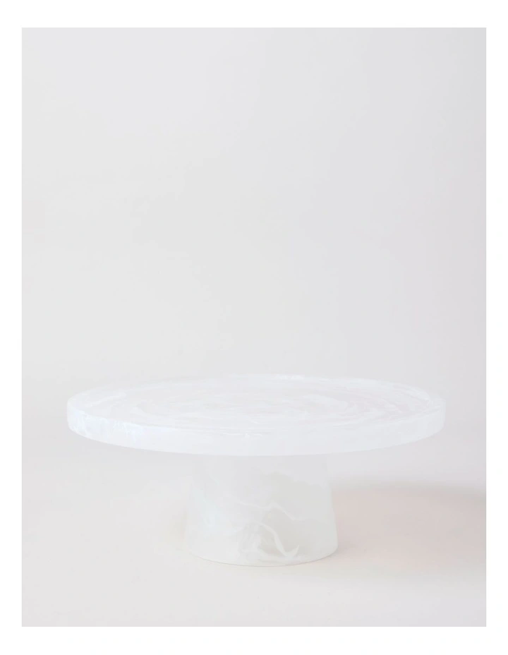 Pastel Brights Cake Stand in White image 1