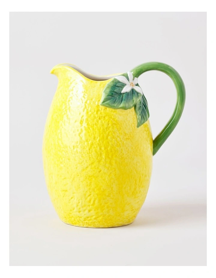 Lemon Pitcher in Yellow image 1