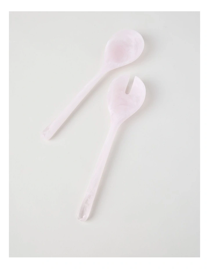 Pastel Brights Salad Server Set of 2 in Pink image 1