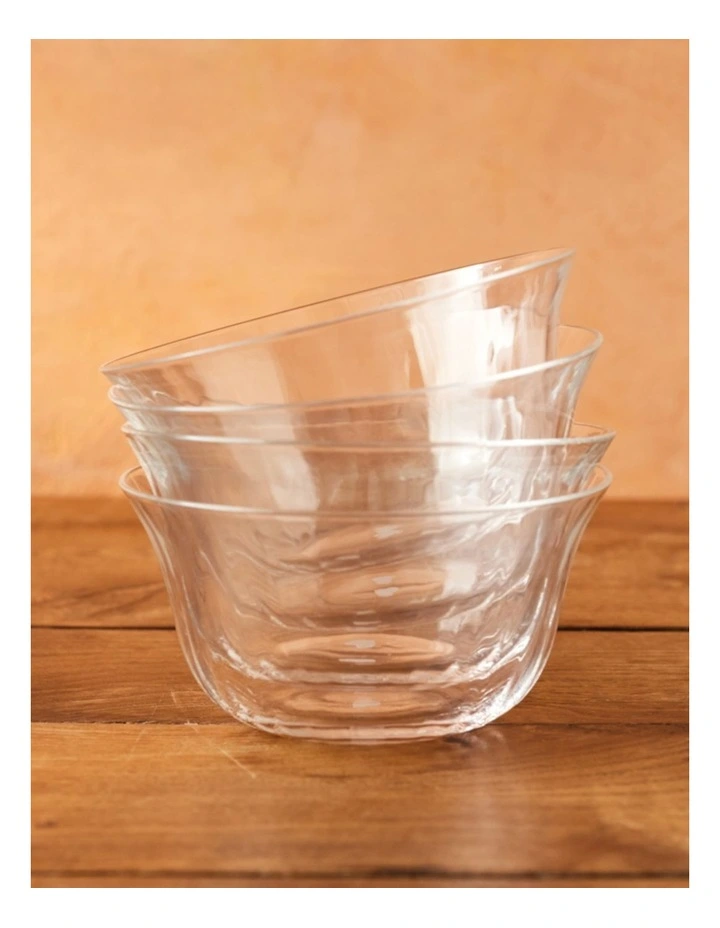 Big Love Dreamy Dessert Dishes Set of 4 in Clear image 2