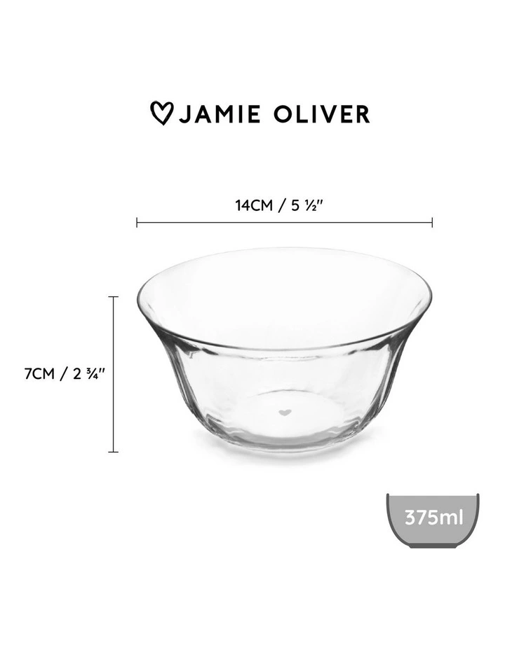 Big Love Dreamy Dessert Dishes Set of 4 in Clear image 6