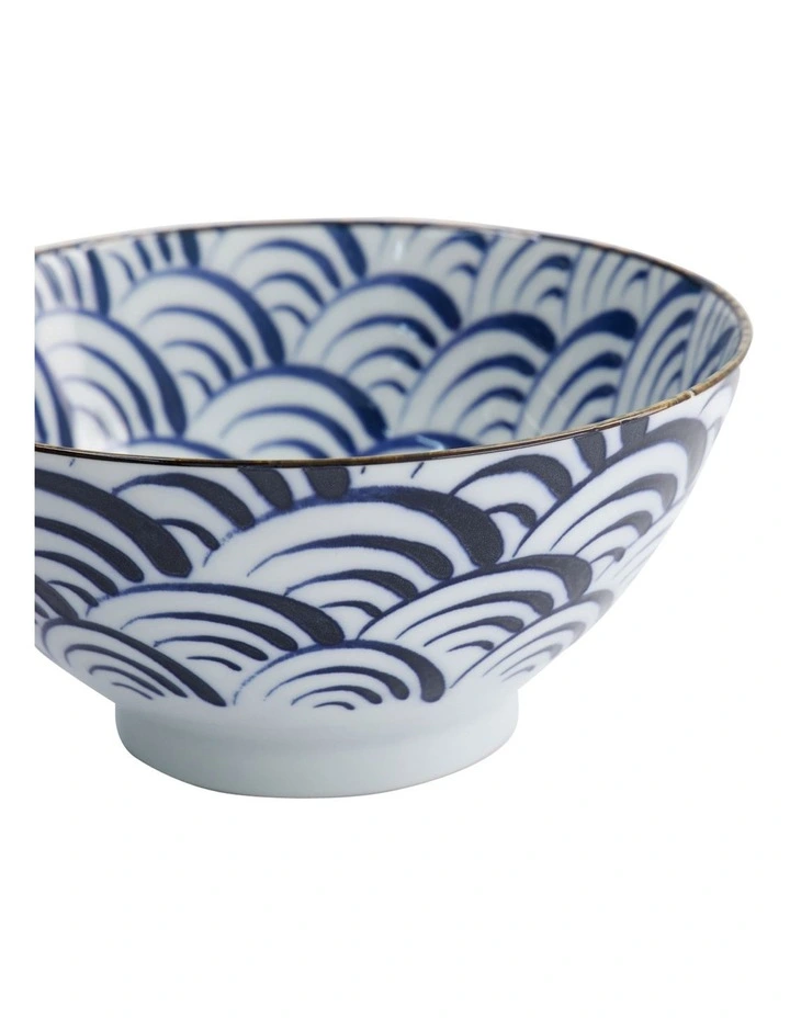 Natsu Nami Mixed Bowl 18x9.5cm in Blue image 5