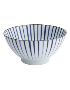 Natsu Tokusa Mixed Bowl 18x9.5cm in Blue