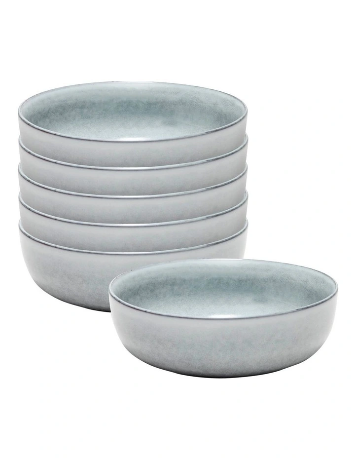Relic Soup Bowl 18cm Set of 6 in Blue image 1