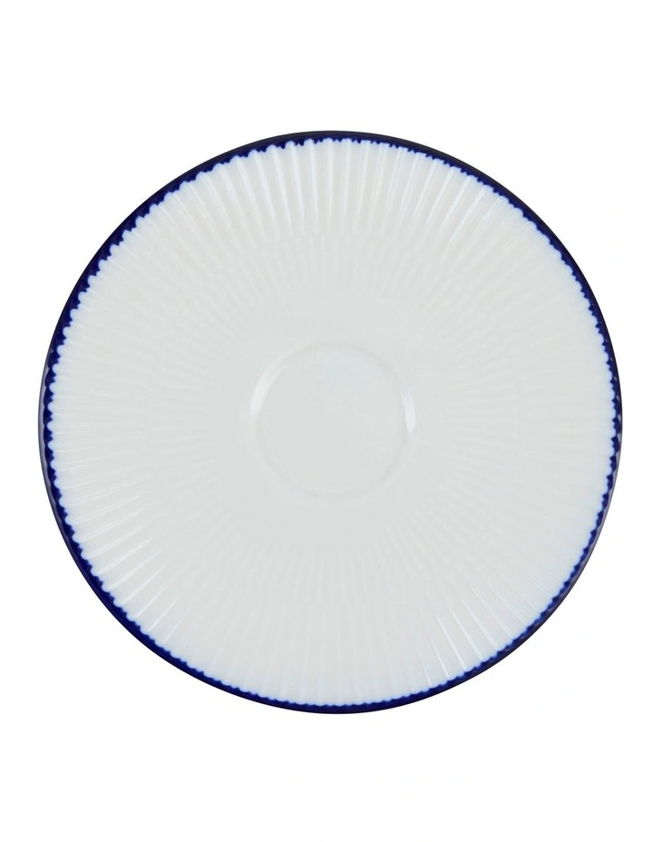 Cafe Demi Cup And Saucer 85ml Set of 2 in White image 3