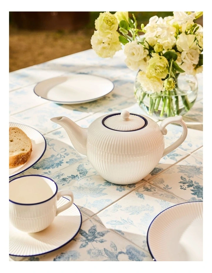 Cafe Demi Cup And Saucer 85ml Set of 2 in White image 4