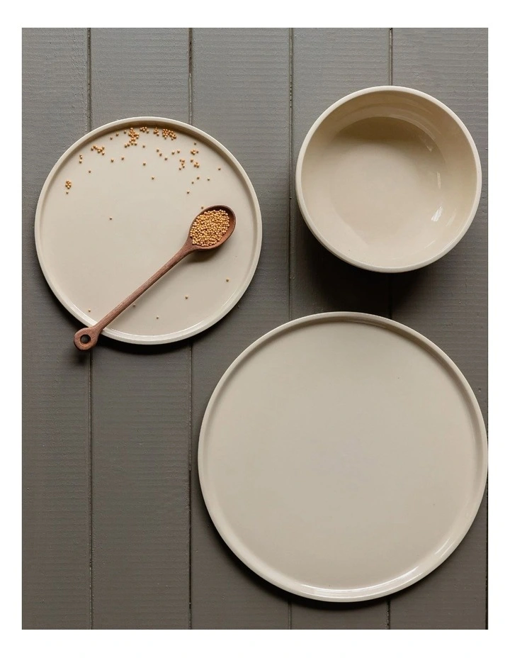 Covet Dinner Set 12 Pieces in Biscuit image 4