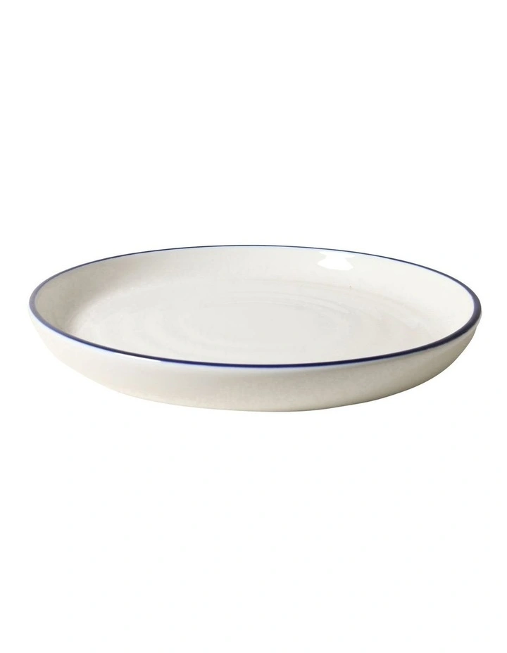 Hampton Dinner Set 12 Pieces in White/Blue image 3
