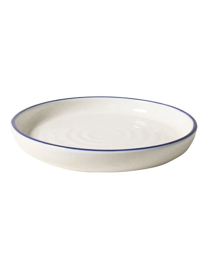 Hampton Dinner Set 12 Pieces in White/Blue image 4