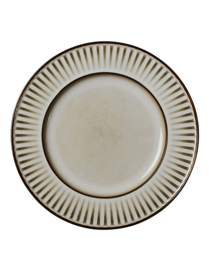 Leros Rim Dinner Set Gift Boxed 12 Piece in Mocha image 3