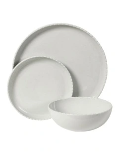 Annie 12pc Dinner Set Stone