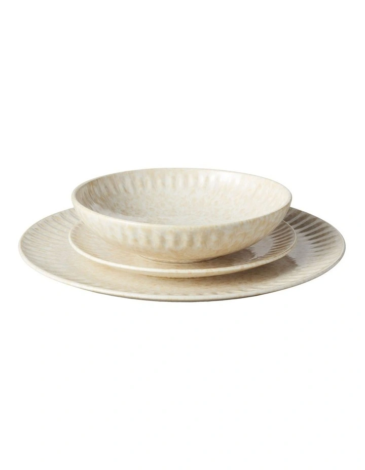 Il Mare Coupe Dinner Set 12pc Sand Gift Boxed image 5