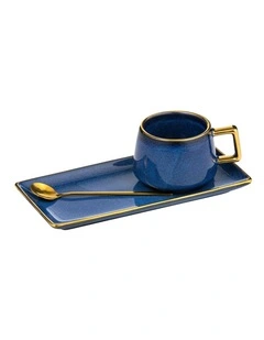 Rae Midnight Blue Mug Plate & Spoon Set