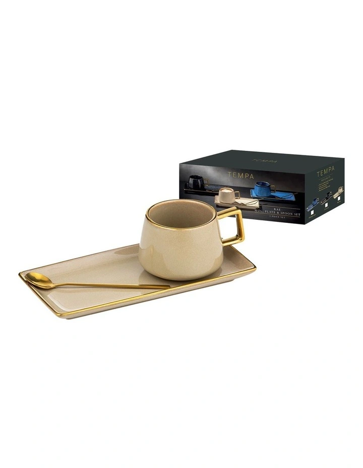 Rae Mocha Mug Plate & Spoon Set image 2