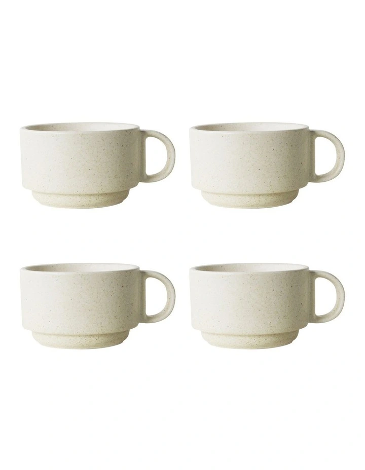 Form Coffee Cup 9x5.5cm Set Of 4 in Sand image 1