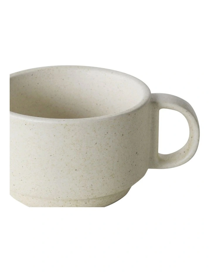 Form Coffee Cup 9x5.5cm Set Of 4 in Sand image 3