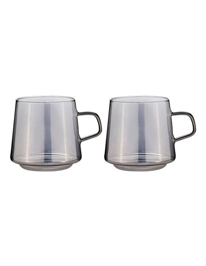 Oaklyn Charcoal 2pk Mug image 1