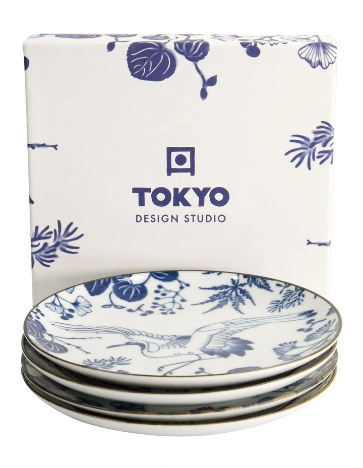 Flora Japonica Mixed Plate Giftset 4 Piece 16cm in Multi image 1