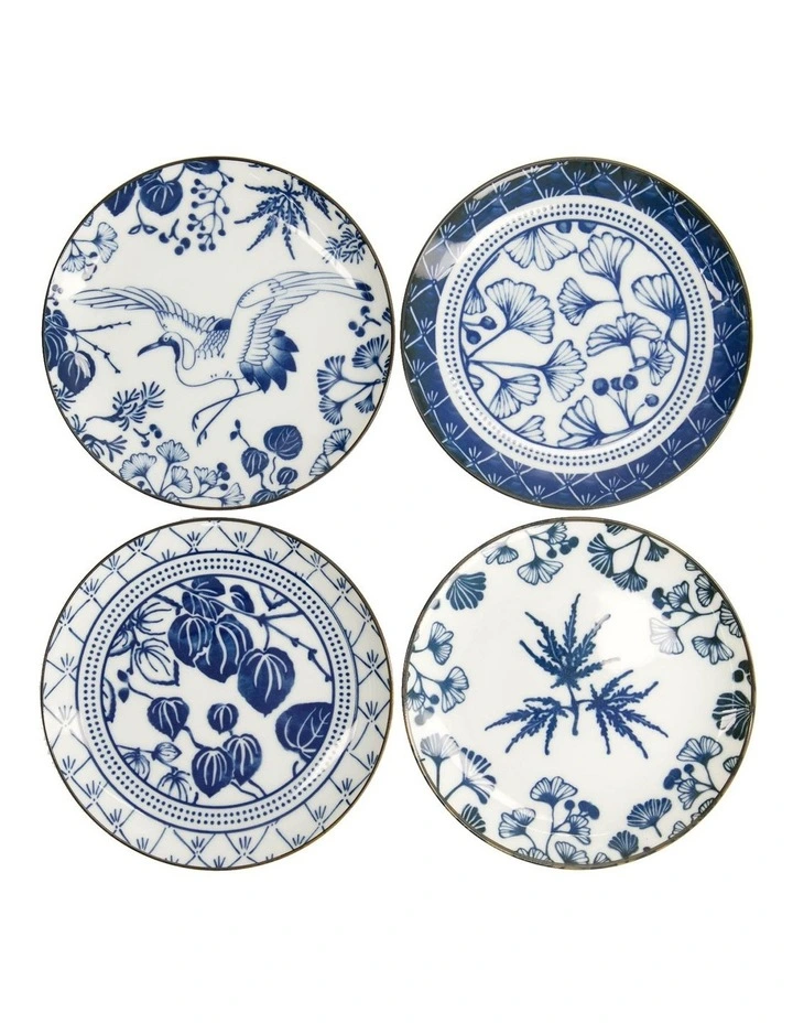 Flora Japonica Mixed Plate Giftset 4 Piece 16cm in Multi image 2